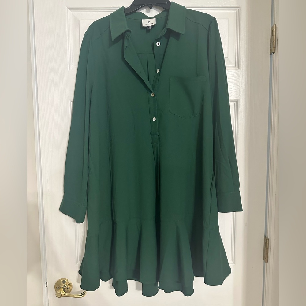 Tuckernuck Forest Green Dress